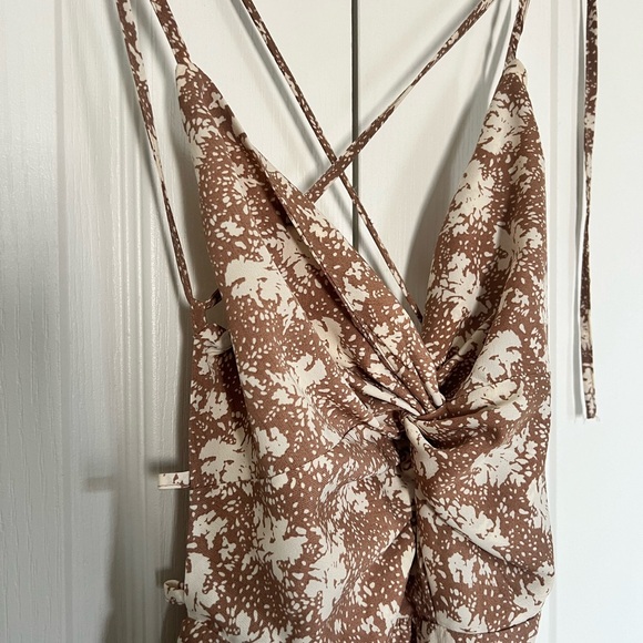 Lulus tie up halter dress - Picture 2 of 4